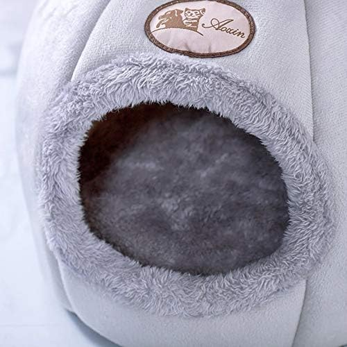 Cozy Plush Cat Bed and Small Dog House – Deep Sleep Mat Basket for Ultimate Comfort, 36x36cm 1